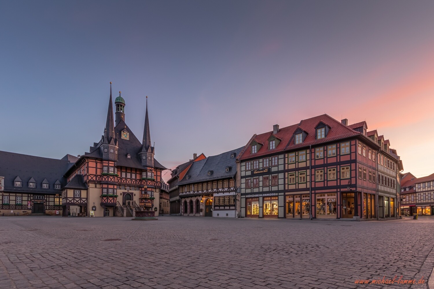 Der Marktplatz und das Rathaus Wernigerode