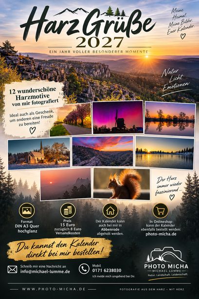 Kalender Harz Grüße 2027