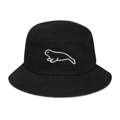 Denim bucket hat