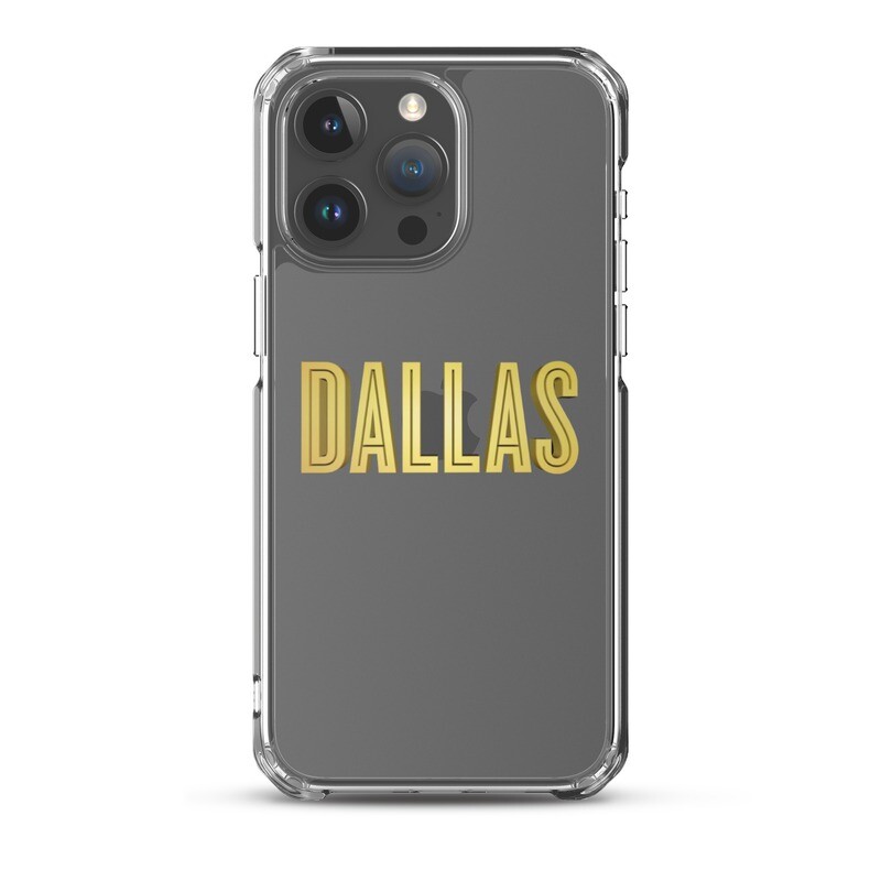 DALLAS Logo Clear Case for iPhone®