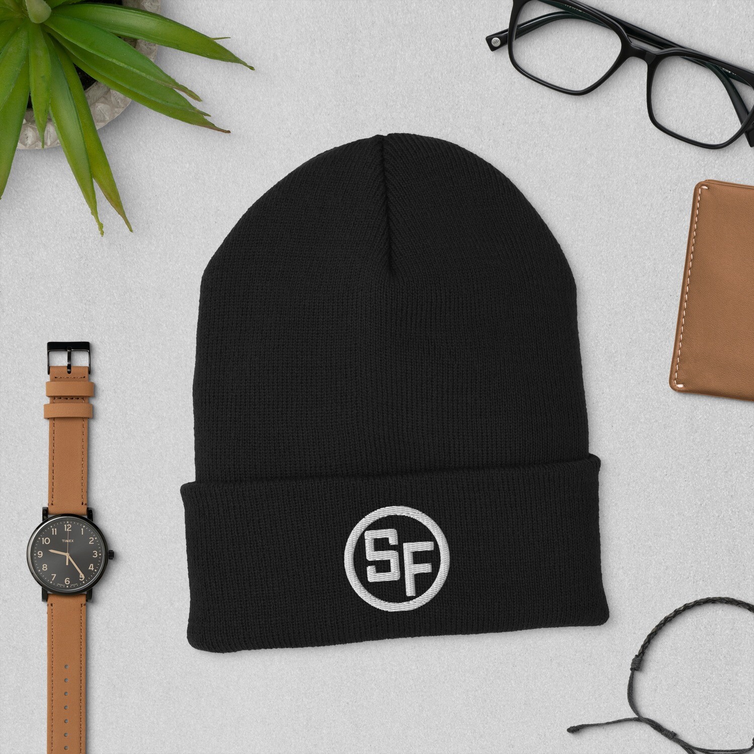 Southfork Ranch Circle Logo Cuffed Beanie