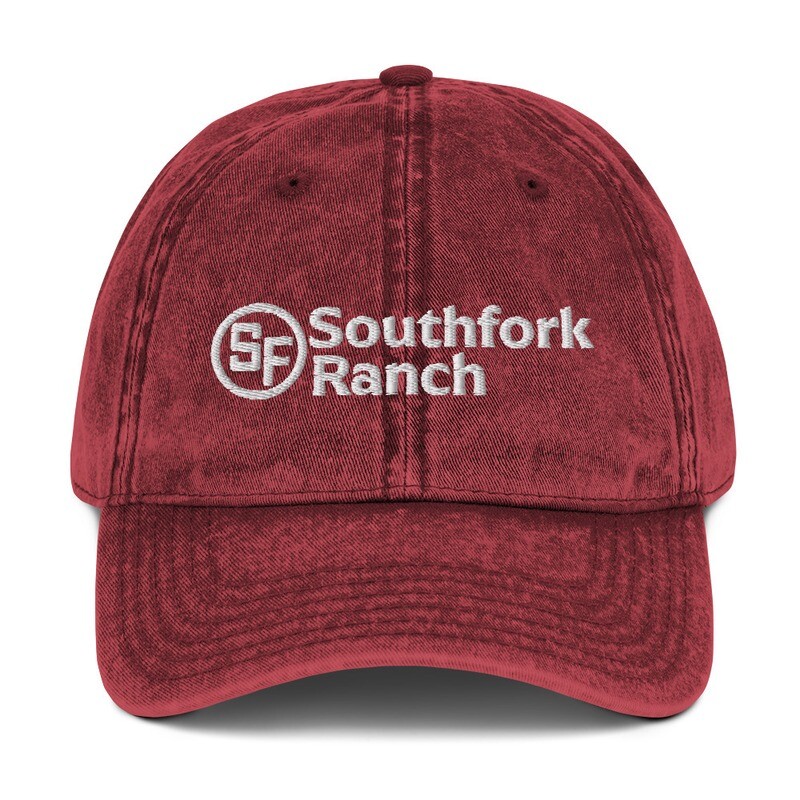 Southfork Ranch Logo Vintage Cotton Twill Cap