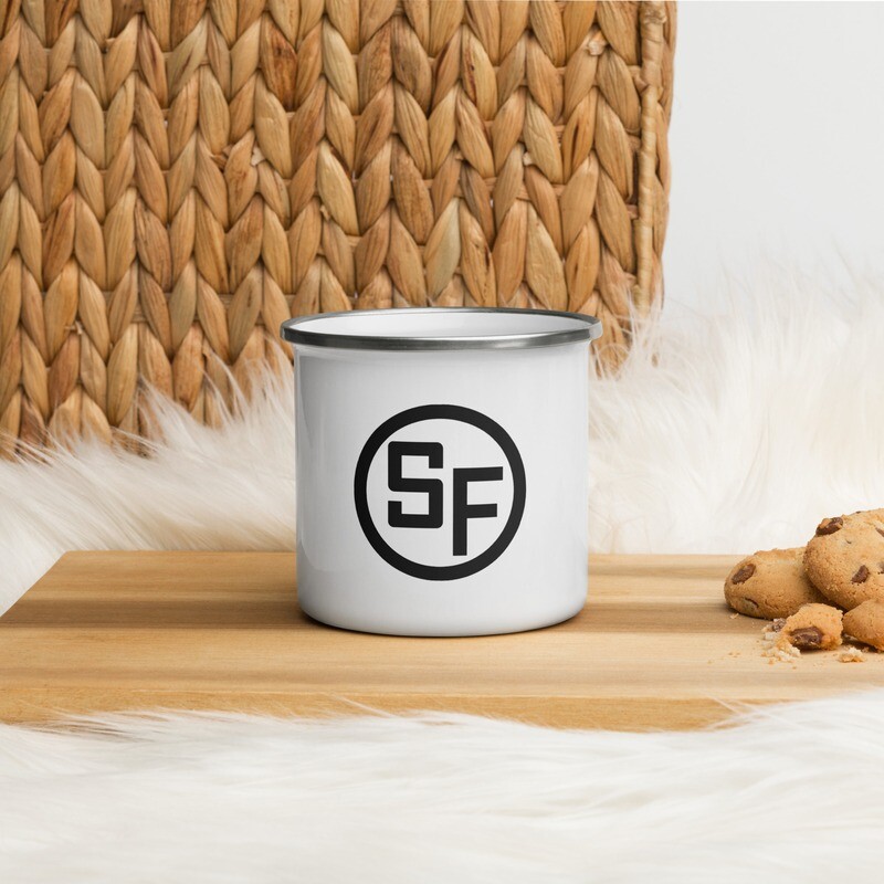Southfork Circle Logo Enamel Mug