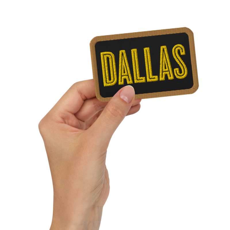DALLAS Logo Embroidered Patch