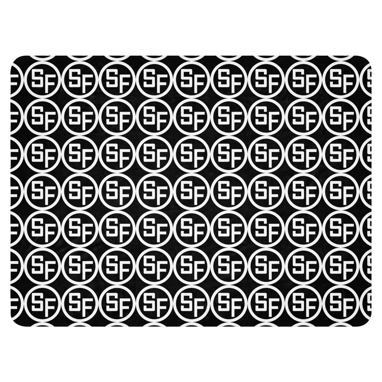 Black SF Sherpa Blanket