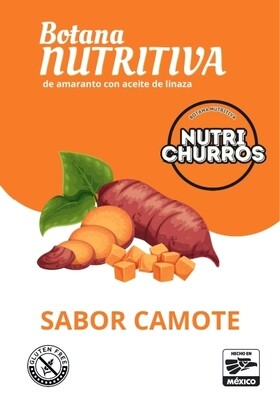 NUTRICHURROS SABOR CAMOTE