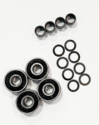 Bearings 8 pk w/ Spacers and Washers Bundle