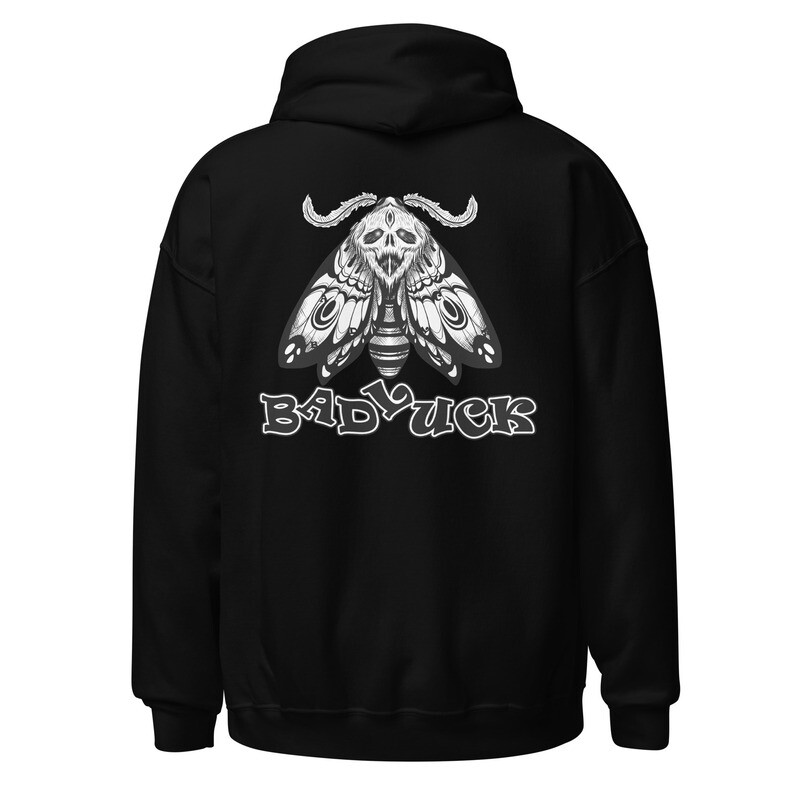 Bad Luck Death Moth Hoodie