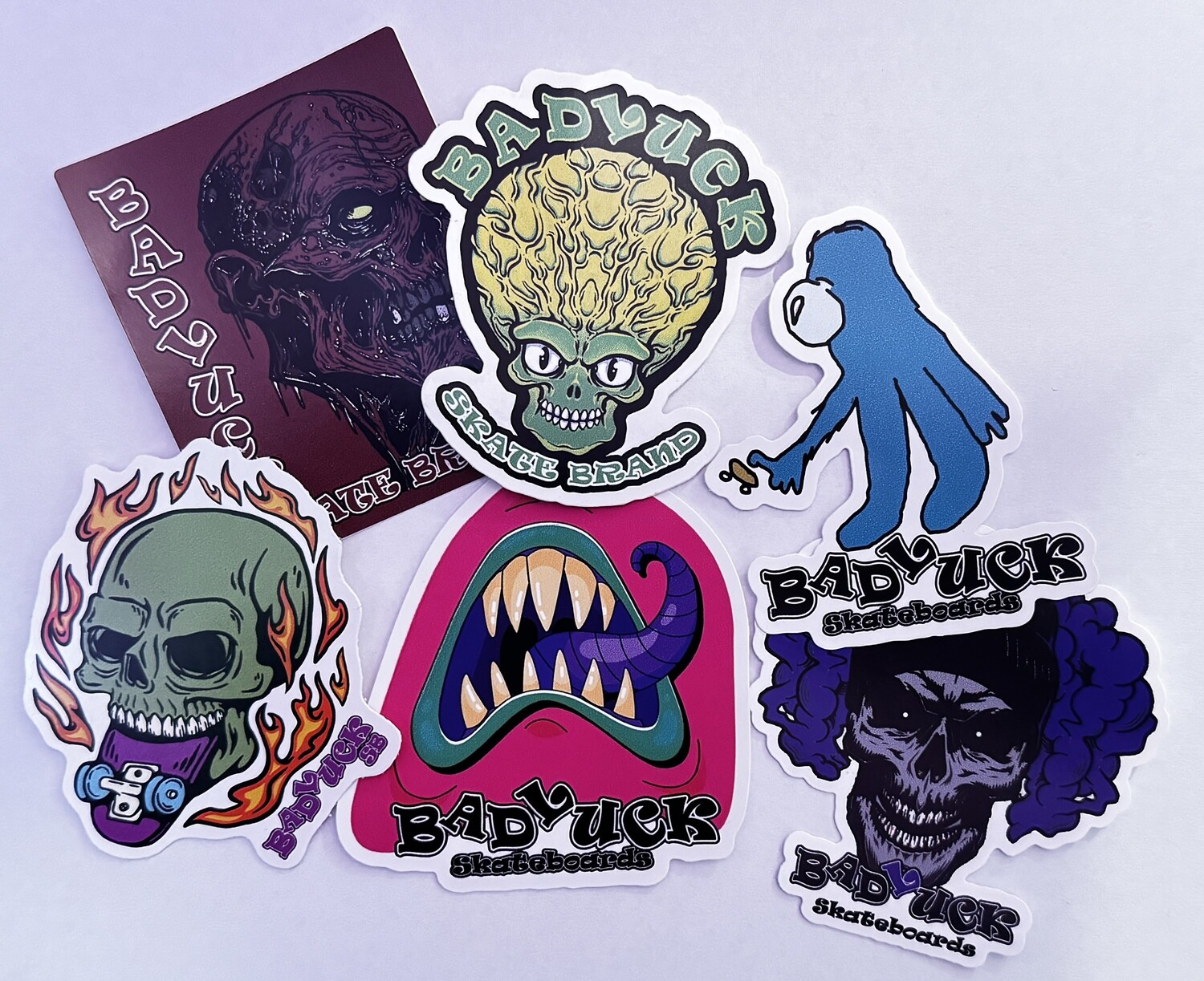 Bad Luck Collector Vinyl Stickers