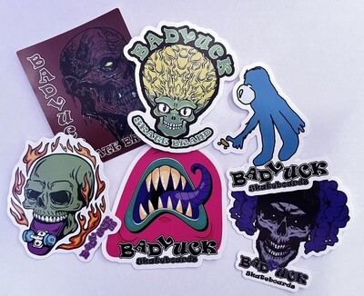 Bad Luck Collector Vinyl Stickers