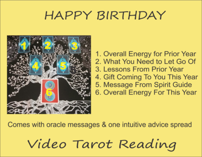 Happy Birthday Video Tarot Card Reading