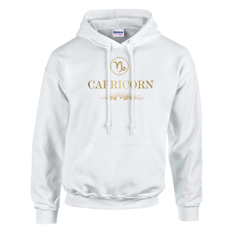 Capricorn Glitter Design Classic Hoodie
