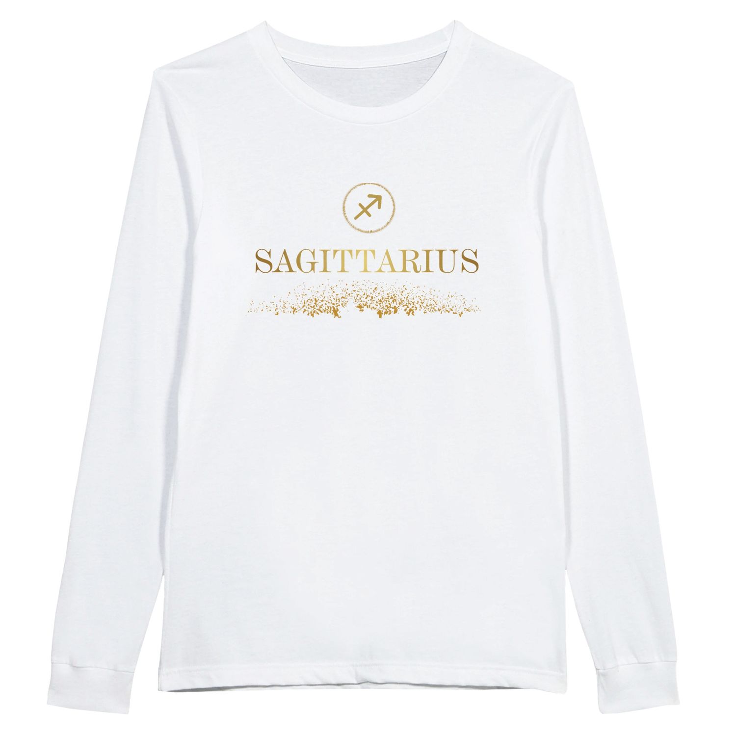 Sagittarius Glitter Design Classic Long Sleeve Shirt