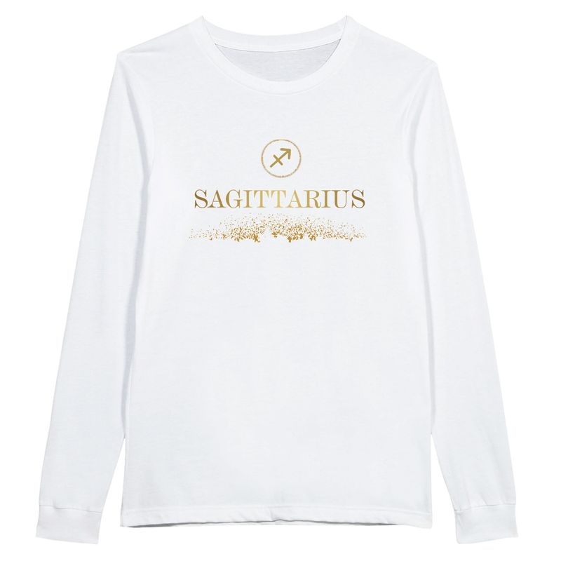Sagittarius Glitter Design Classic Long Sleeve Shirt