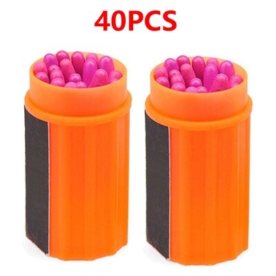 Outdoor Matches Kit Windproof Waterproof Matches For Outdoor Survival Camping Hiking Picnic Cooking Emergency Tools