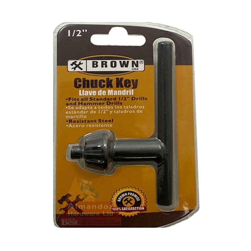 1/2&quot; Chuck Key Brown