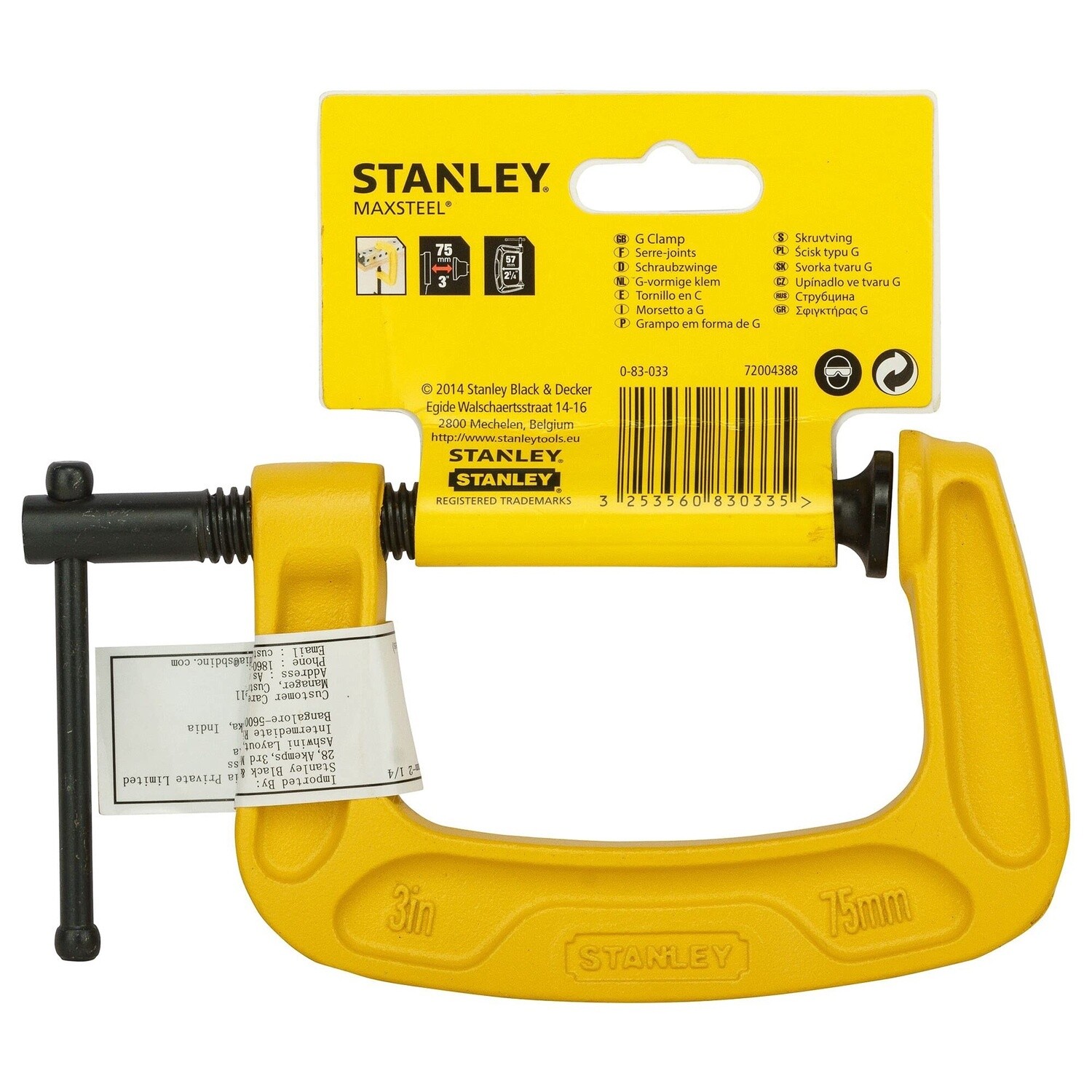 3&quot; C. Clamp (Stanley)