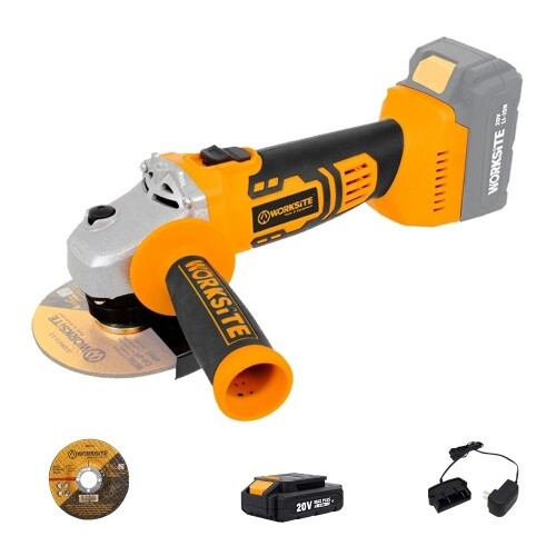 20V Cordless Angle Grinder- Worksite