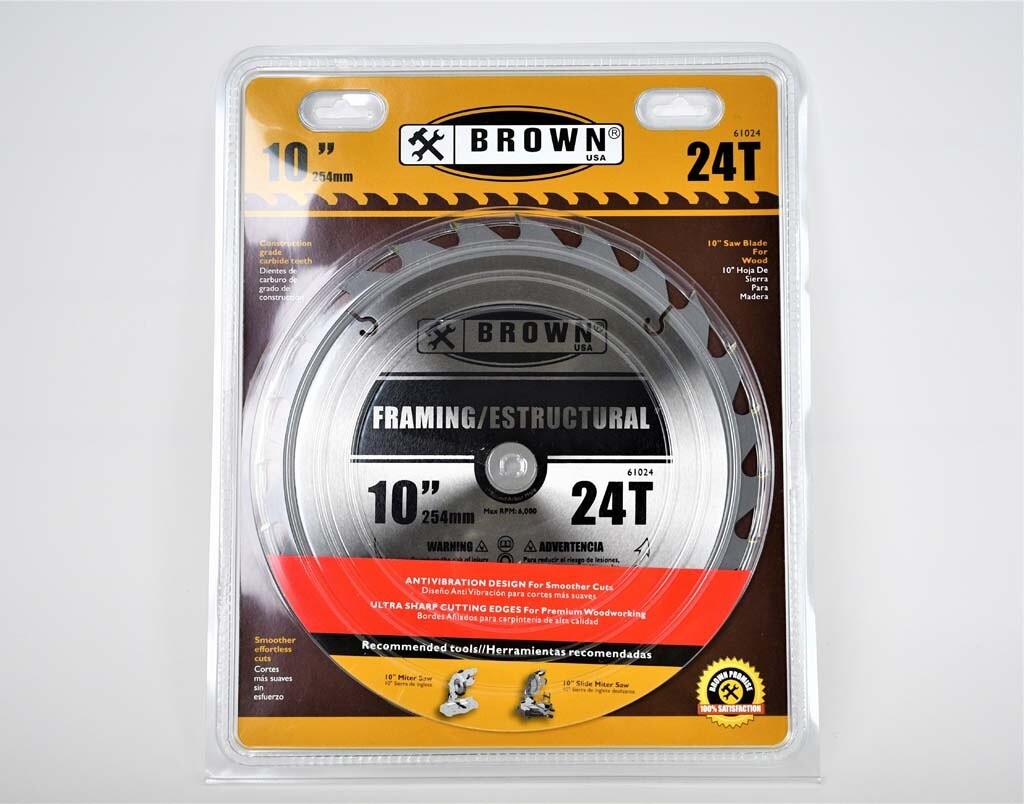 Brown 10&quot; Saw Blade