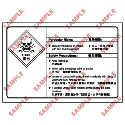 CL13 - 化學類安全標誌