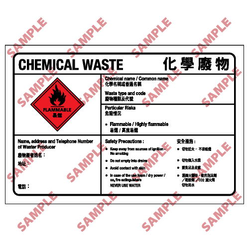 CL22 - 化學類安全標誌