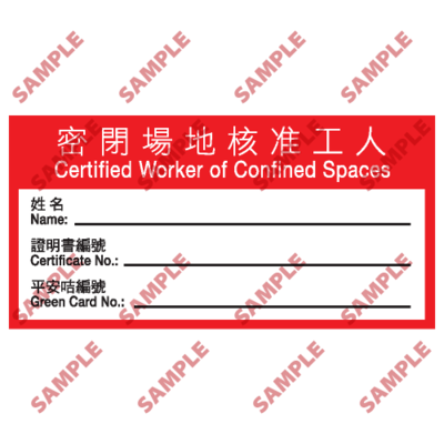 S181 - 安全條件類安全標誌