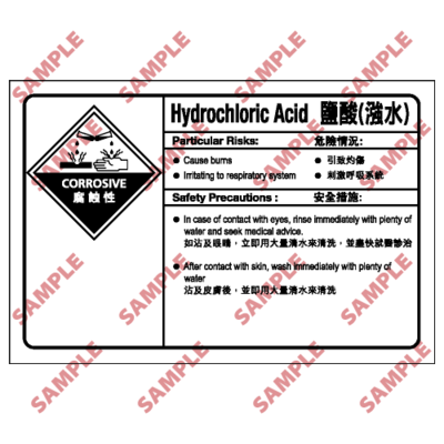 CL08 - 化學類安全標誌