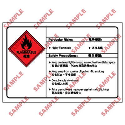CL10 - 化學類安全標誌