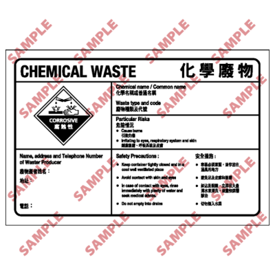CL23 - 化學類安全標誌