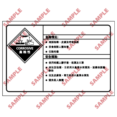 CL31 - 化學類安全標誌