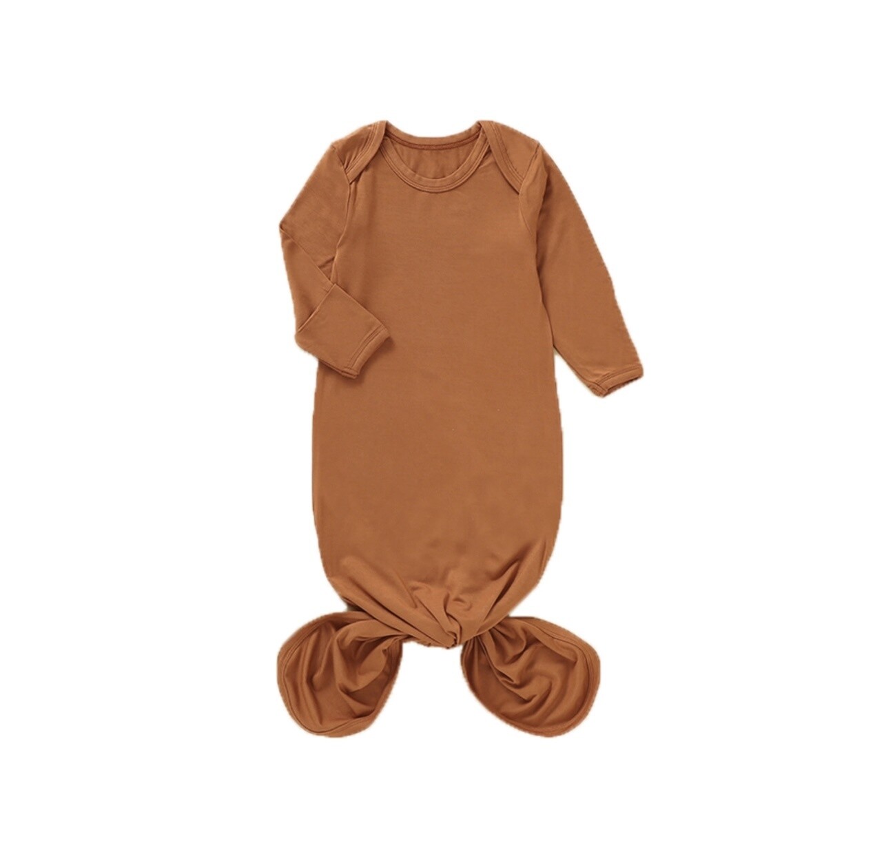 Knotted Gown- Rust