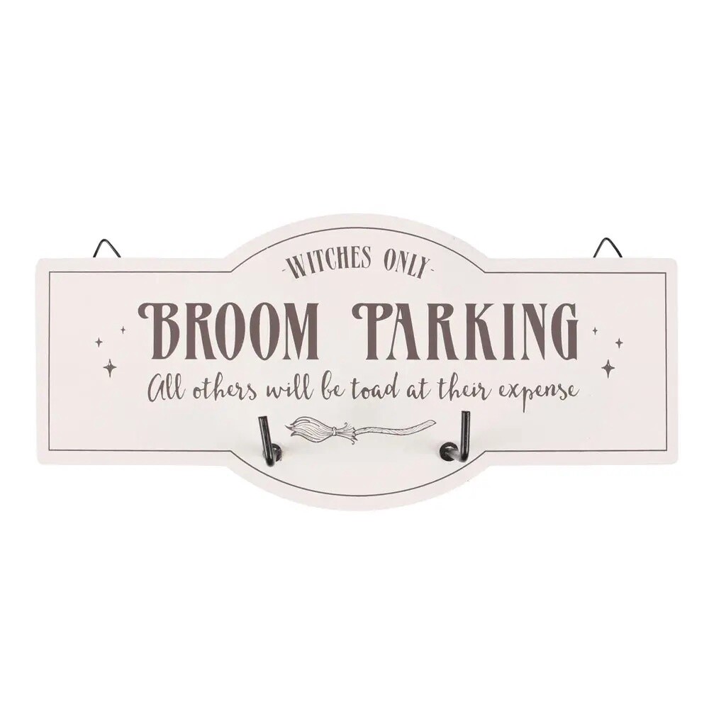 Broom Parking Sign
