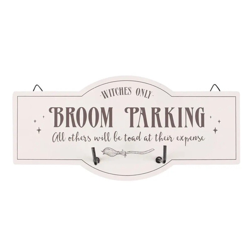 Broom Parking Sign