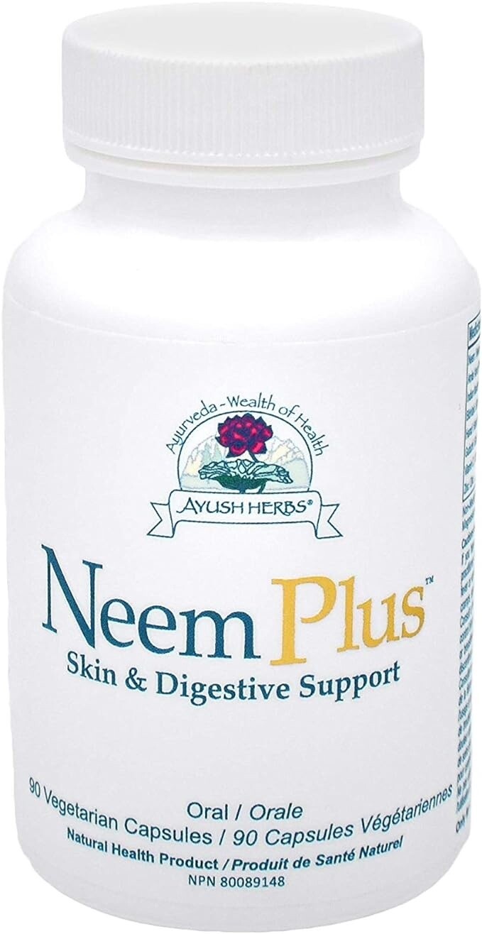 Ayush Herbs Neem Plus 90 caps DISCONTINUING
