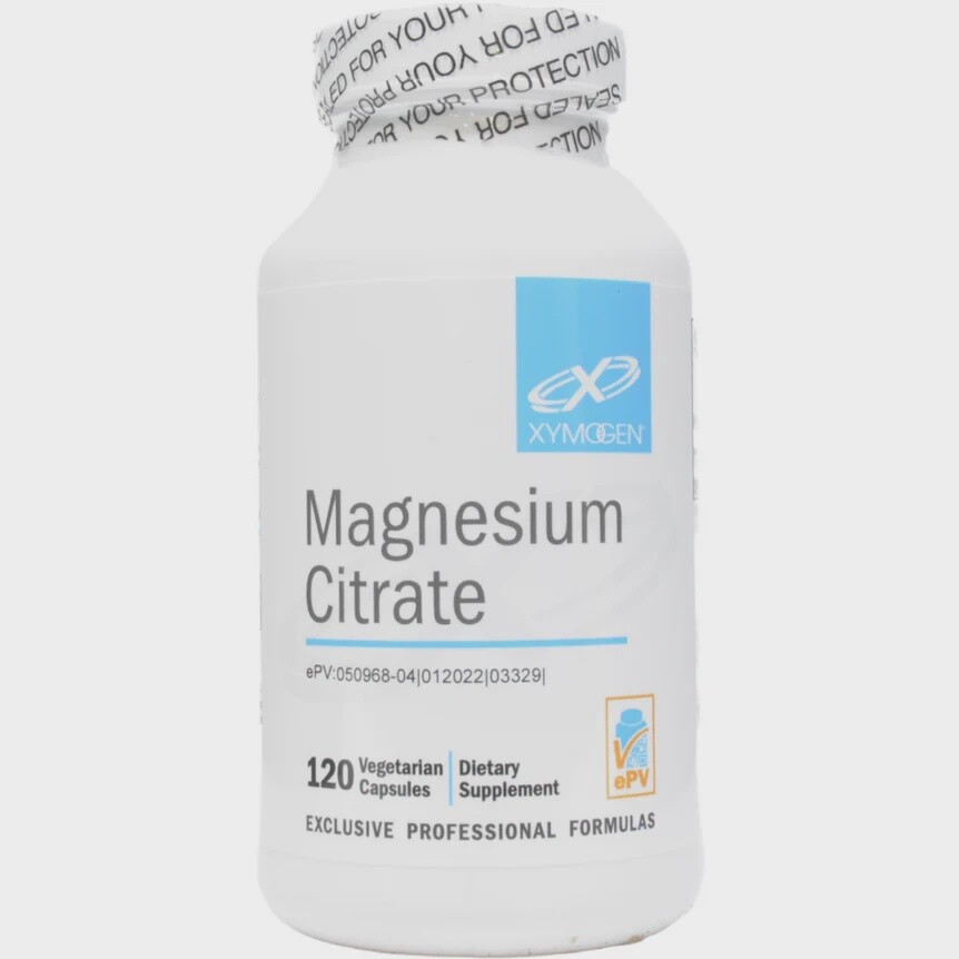 Magnesium Citrate [Xymogen] 120 capsules