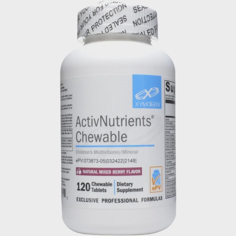 Xymogen ActivNutrients Chewable Mixed Berry 120 count