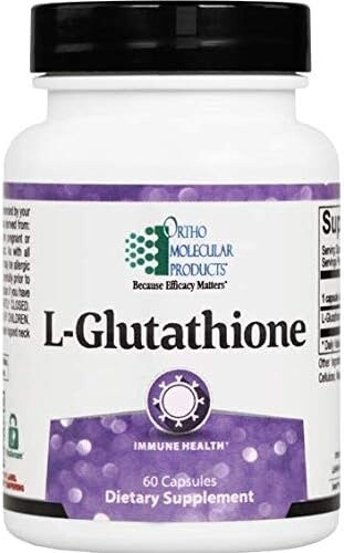 Ortho Molecular Products L-Glutathione 60 caps