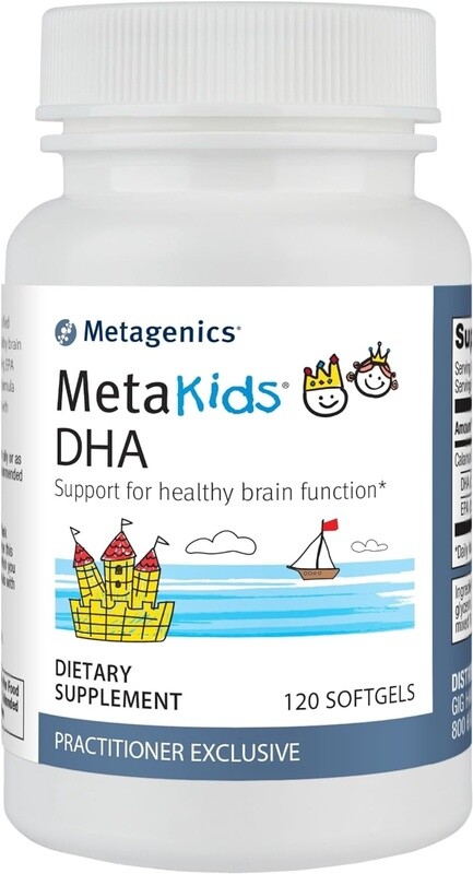 Metagenics MetaKids DHA 120 softgels BACKORDERED
