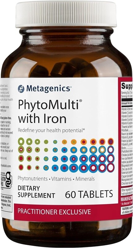 Metagenics PhytoMulti with Iron 60 count