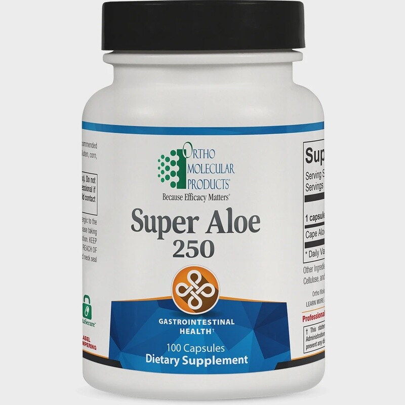 Ortho Molecular Products Super Aloe 250 100 count