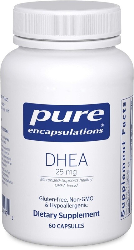 Pure Encapsulations DHEA (micronized) 25 mg 180c