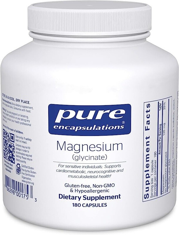 Pure Encapsulations Magnesium Glycinate 180 caps