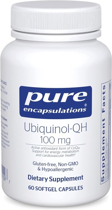 Pure Encapsulations Ubiquinol QH 100mg 60sg