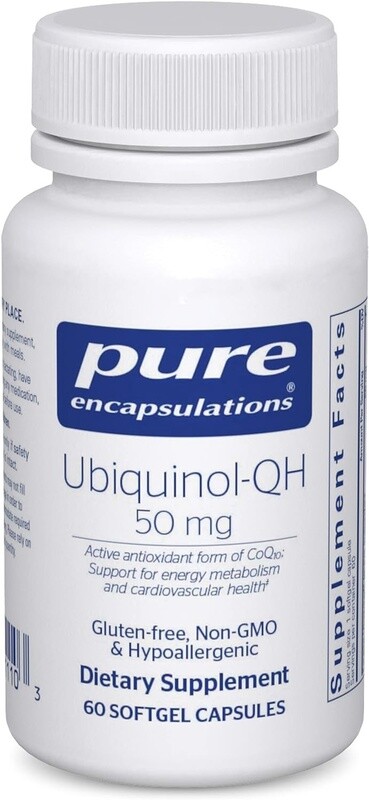 Pure Encapsulations Ubiquinol QH 50mg 60 sg