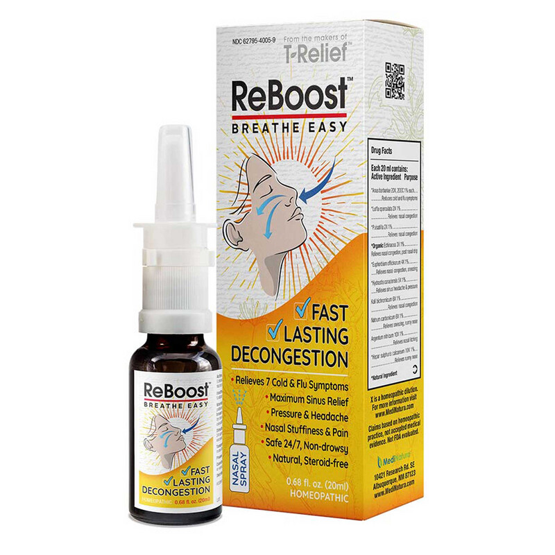 Reboost Breathe Easy Decongestion Nasal Spray DISCONTINUING