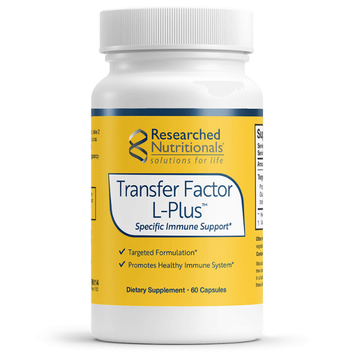 Researched Nutritionals Transfer Factor L-Plus 60 count
