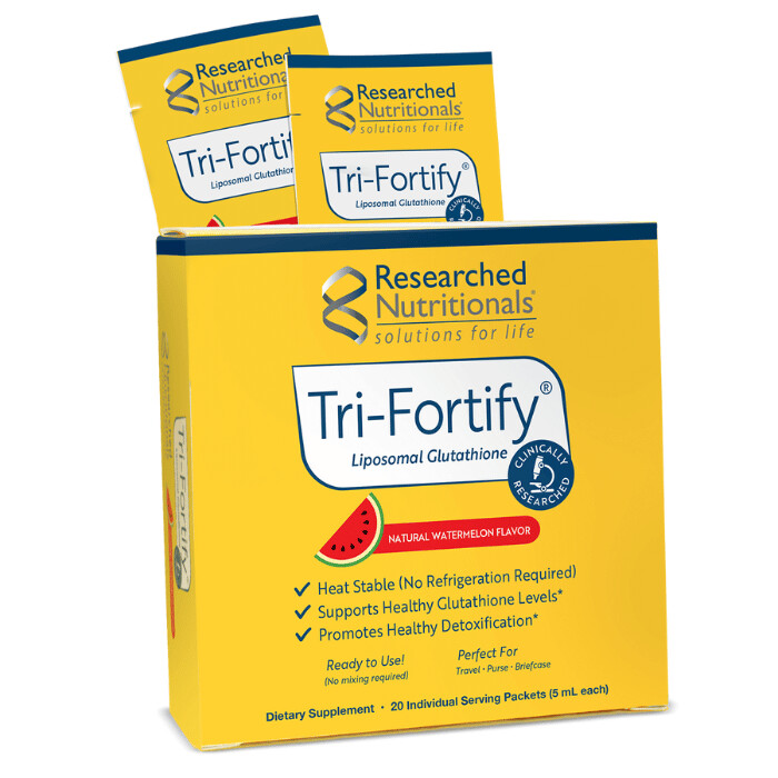 Researched Nutritionals Tri-Fortify Glutathione- Watermelon 20 count