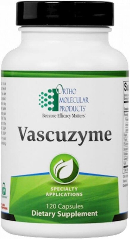 Ortho Molecular Products Vascuzyme 120 count