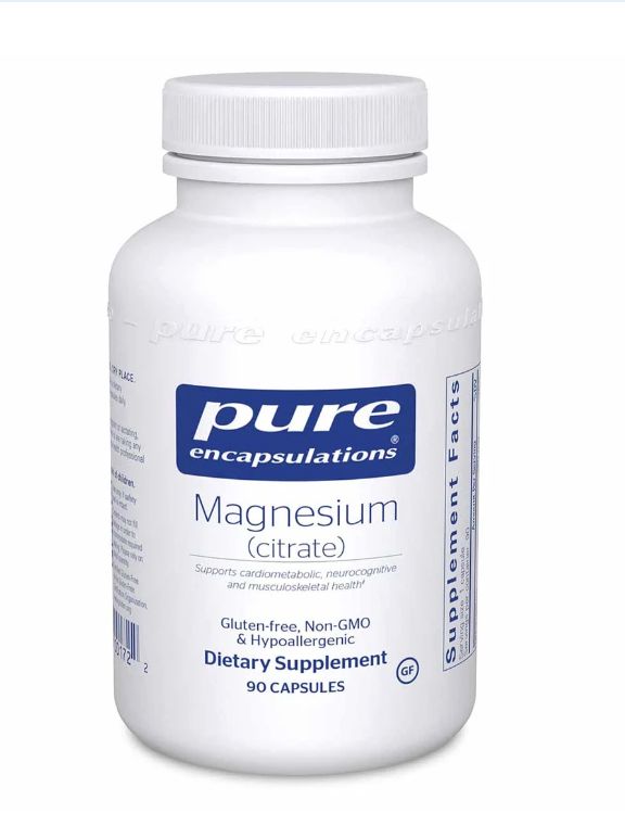 Magnesium Citrate [Pure Encapsulations] 90 Capsules