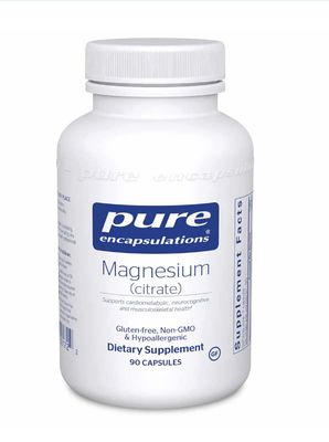 Magnesium Citrate [Pure Encapsulations] 90 Capsules